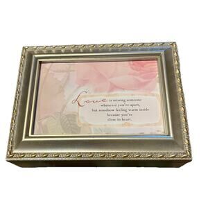 Sankyo Gold Gilded Jewelry Trinket Music Box Song Is Bicycle Built For Two